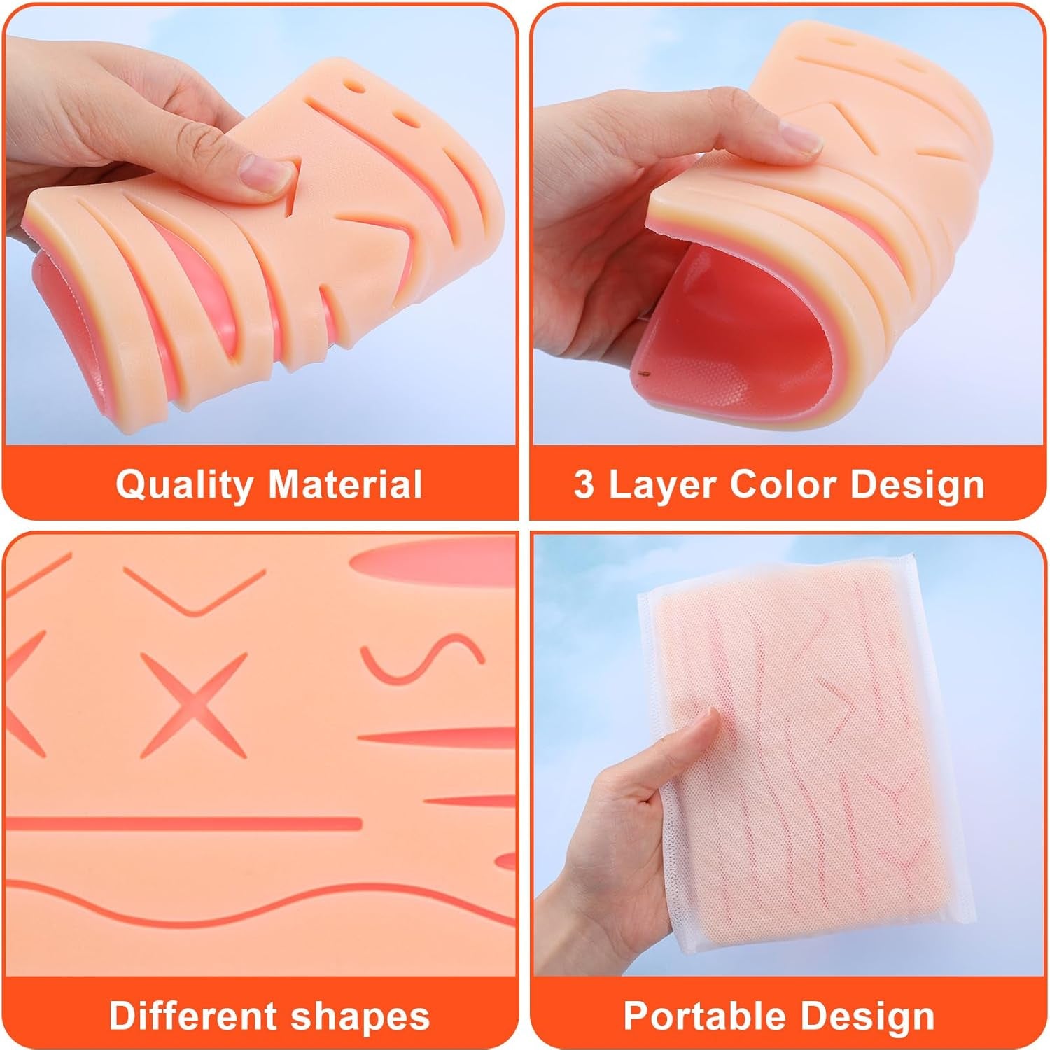 ﻿3 Set Suture Pad 