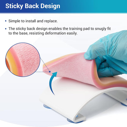 Complete Set Suture Practice Kit Includes Arch-Shaped and Pre-Cut Wounds Pads