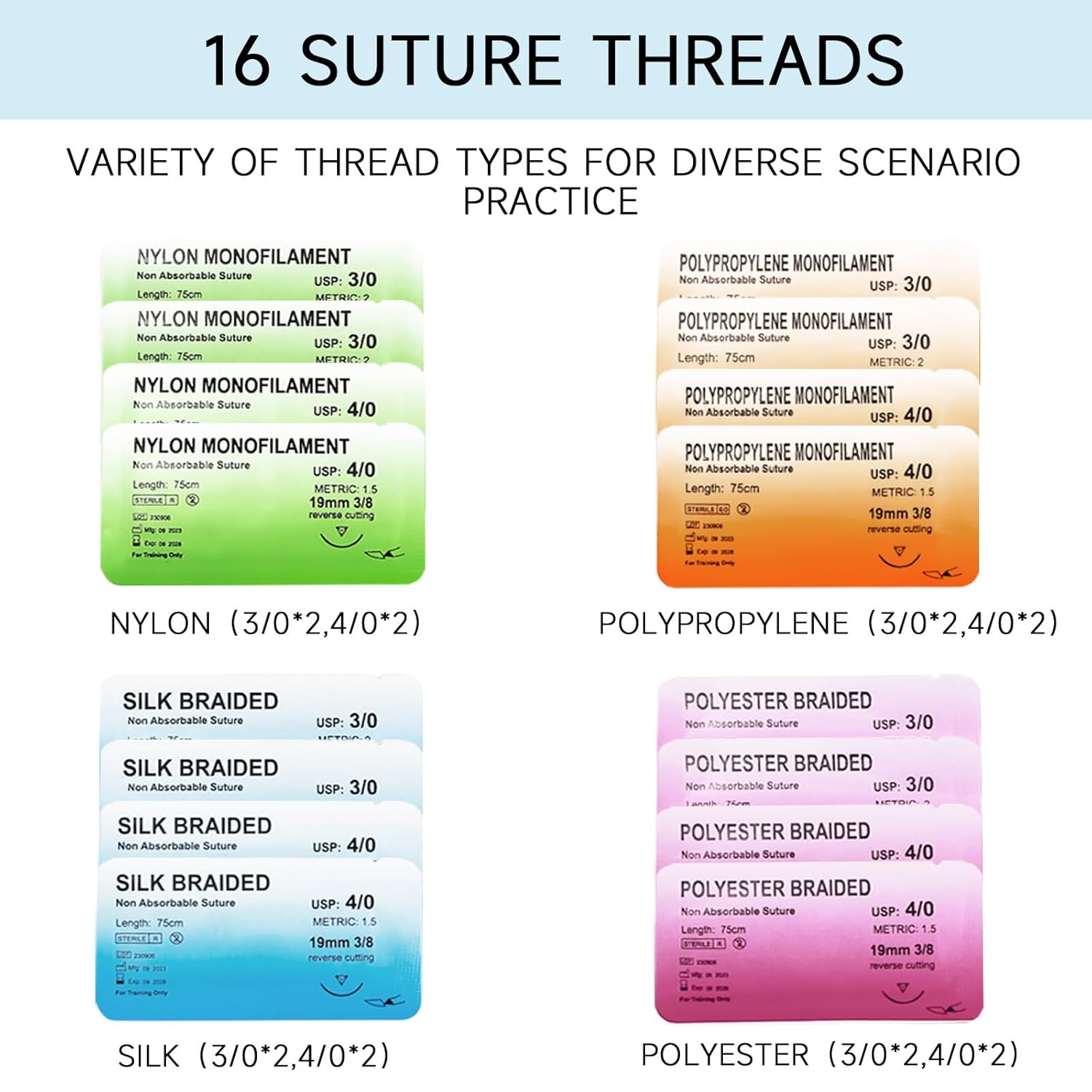Suture Practice Kit for Medical Students 