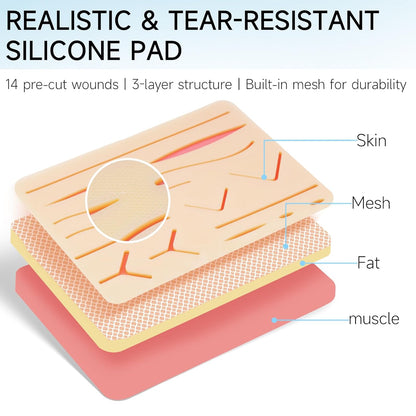 Suture Practice Kit for Medical Students 