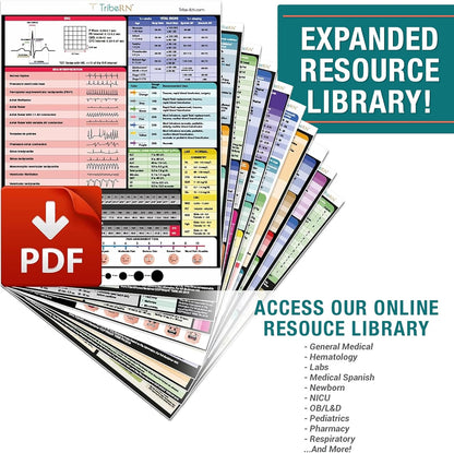 33 Nursing Reference Cards 