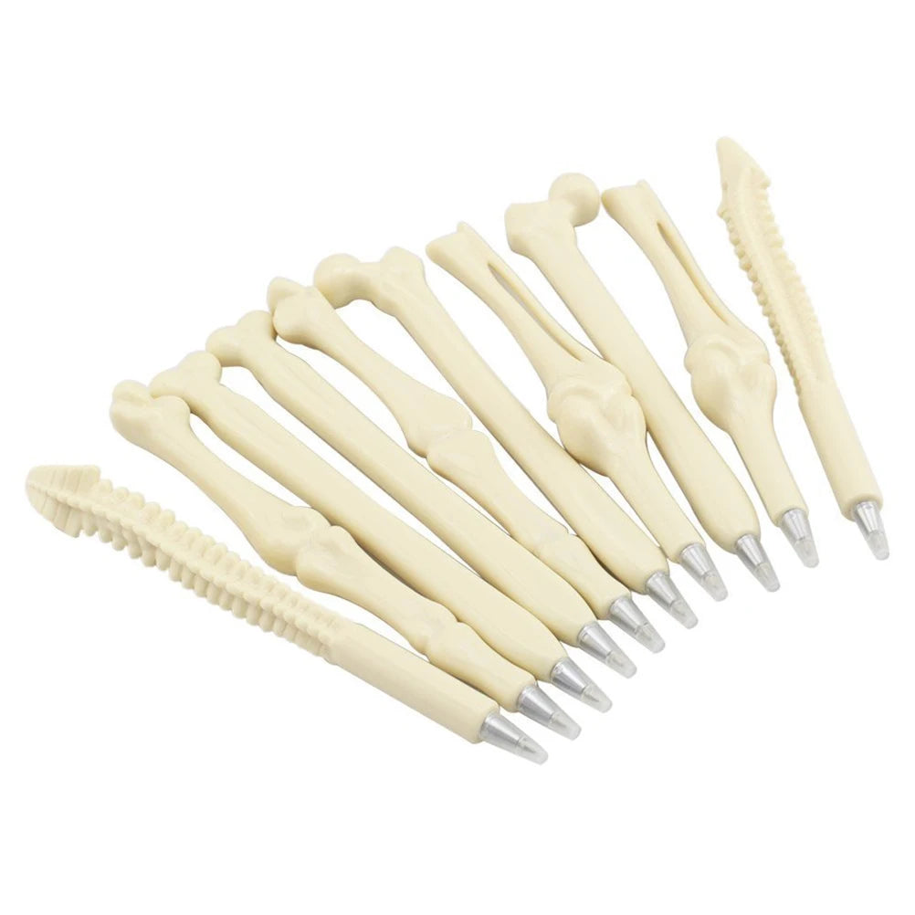 20Pcs Bone Shaped Ballpoint Pens 